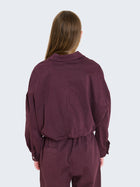 Giacca cropped in cotone