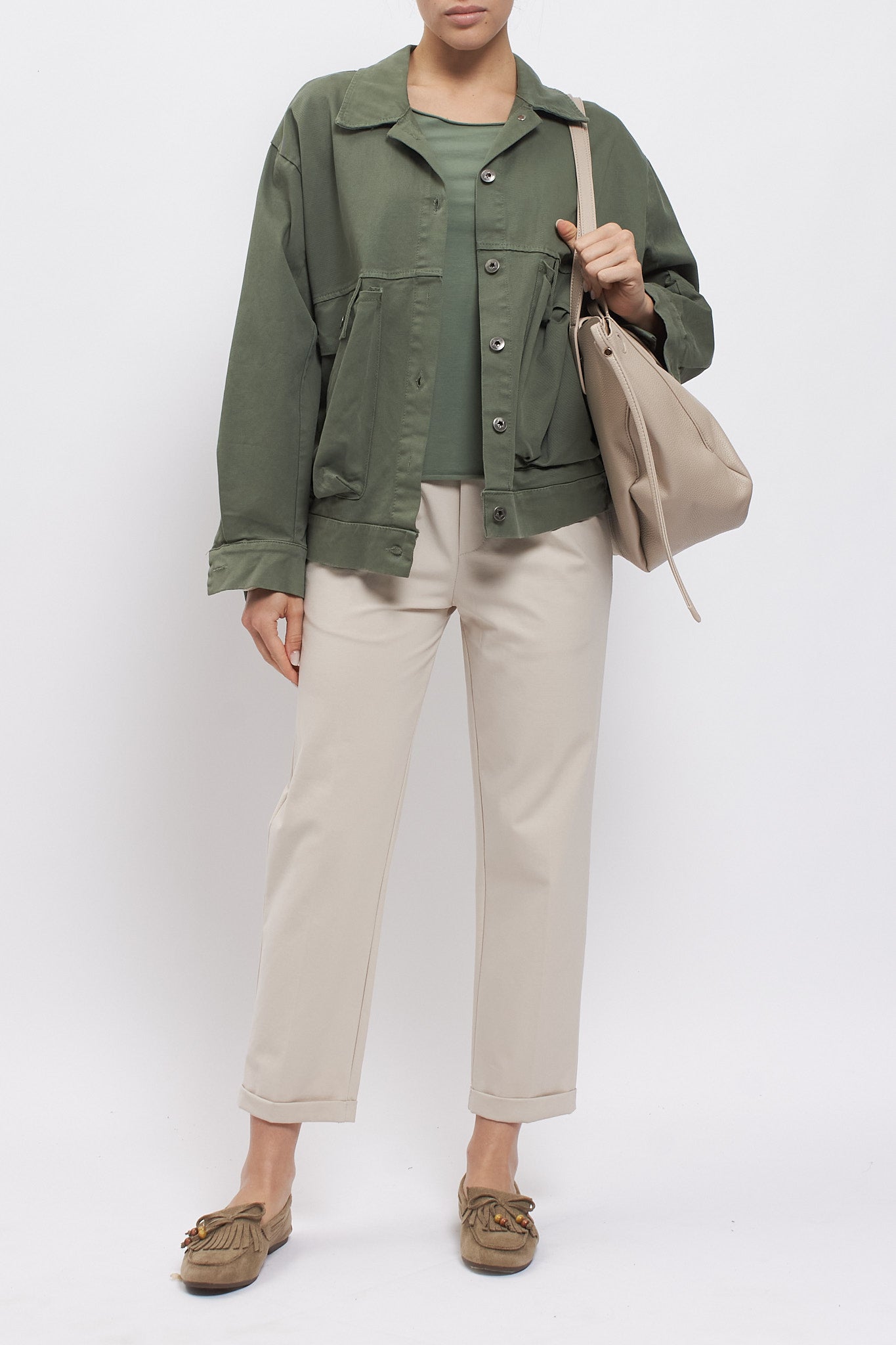 Giacca in cotone oversize