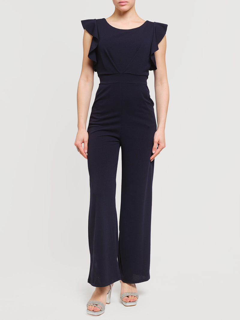 Tuta con maniche volant