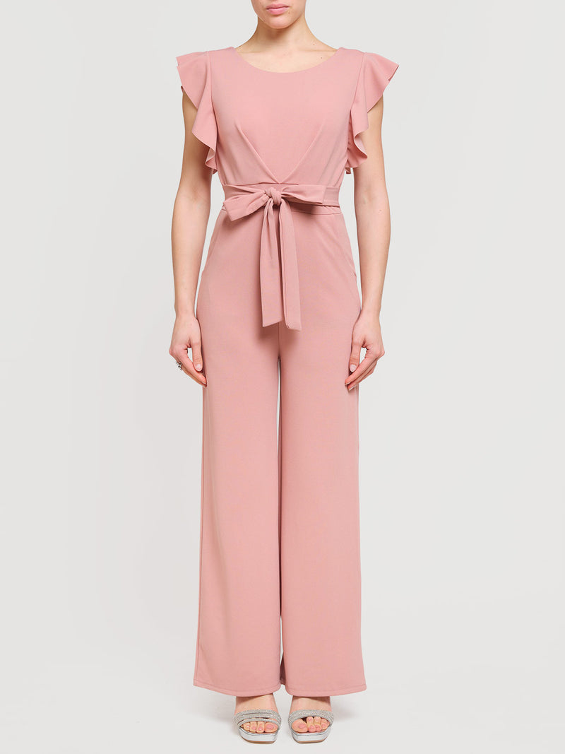 Tuta con maniche volant