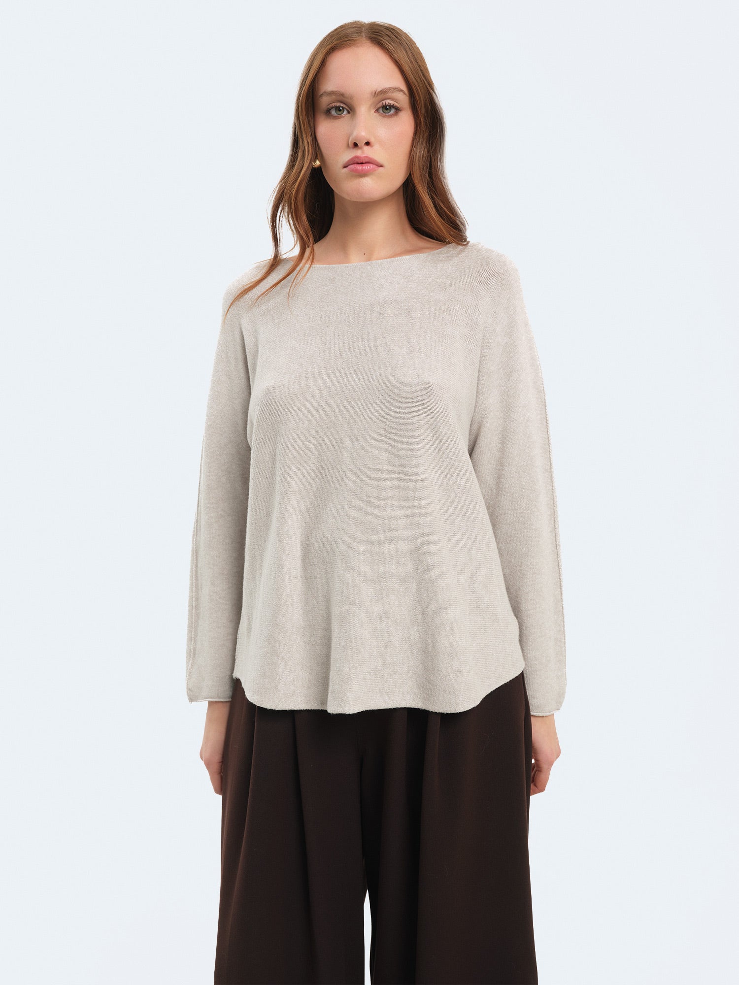 Maglia over girocollo