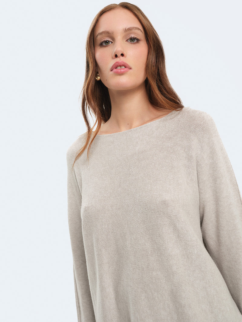 Maglia over girocollo