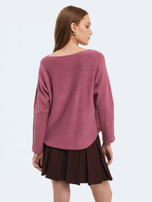 Maglia over girocollo