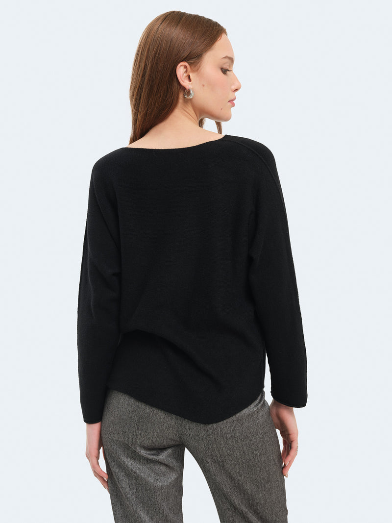 Maglia over girocollo