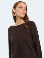 Maglia over girocollo