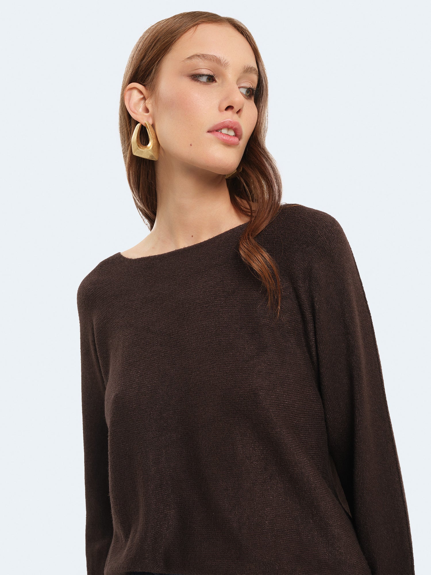 Maglia over girocollo