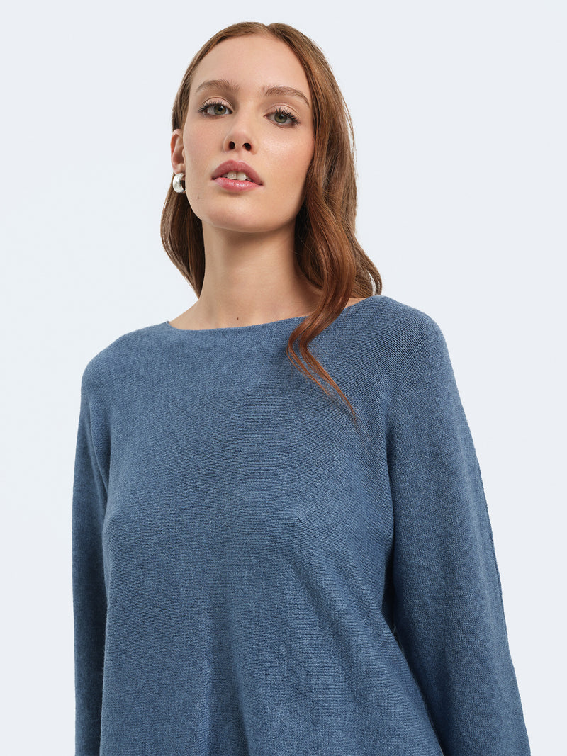 Maglia over girocollo