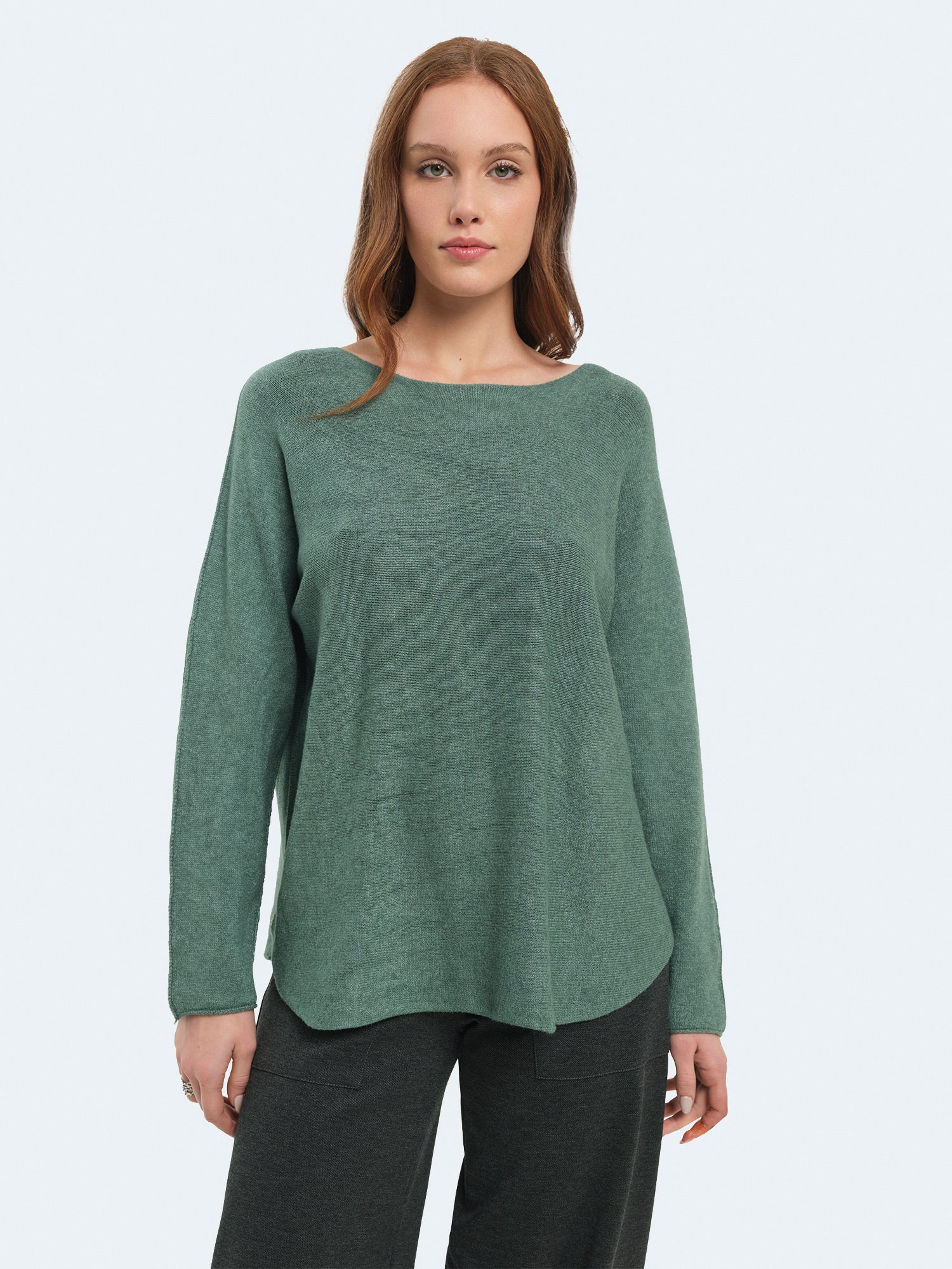 Maglia over girocollo