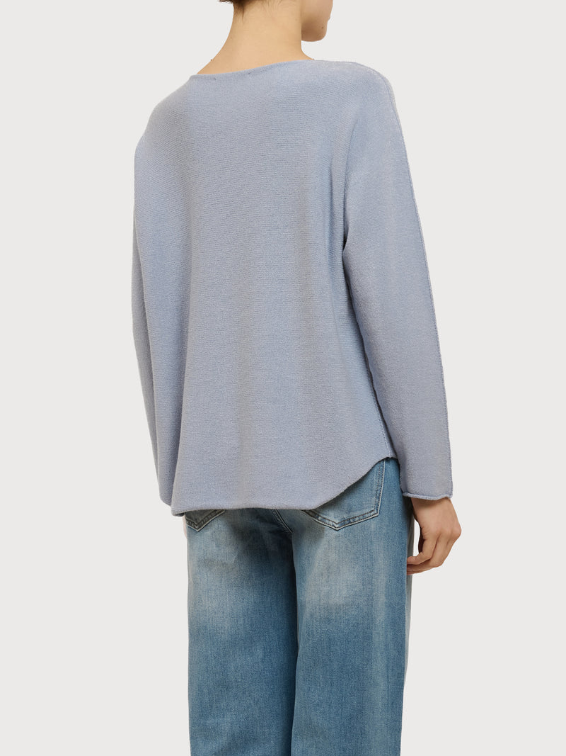 Maglia con collo a barca