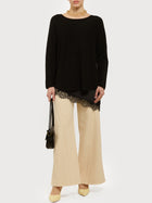 Maglia con collo a barca