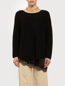 Maglia con collo a barca