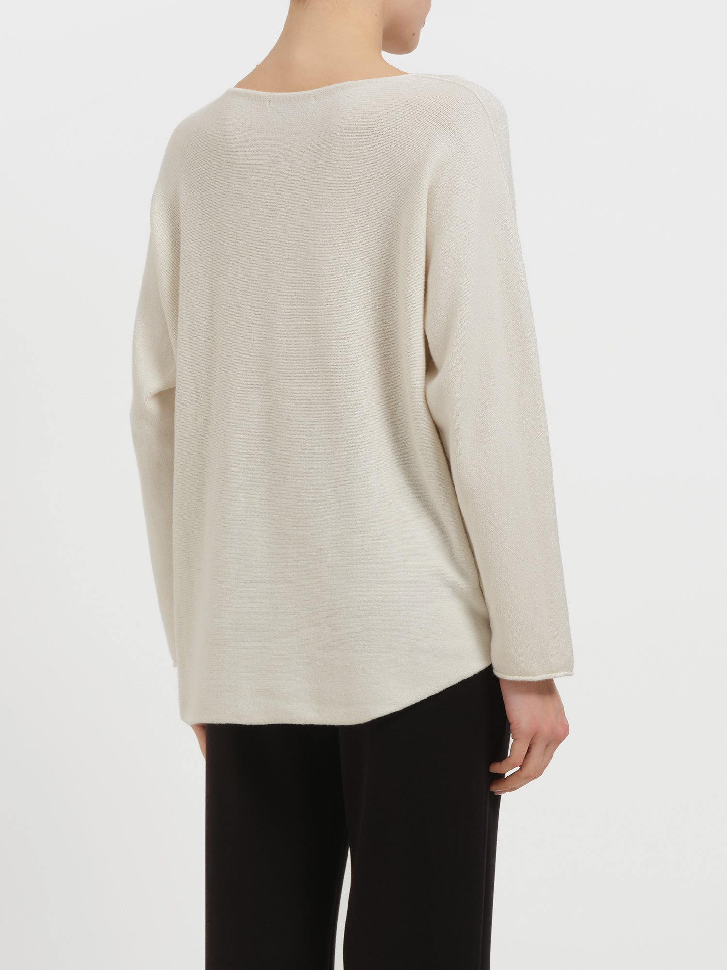 Maglia con collo a barca