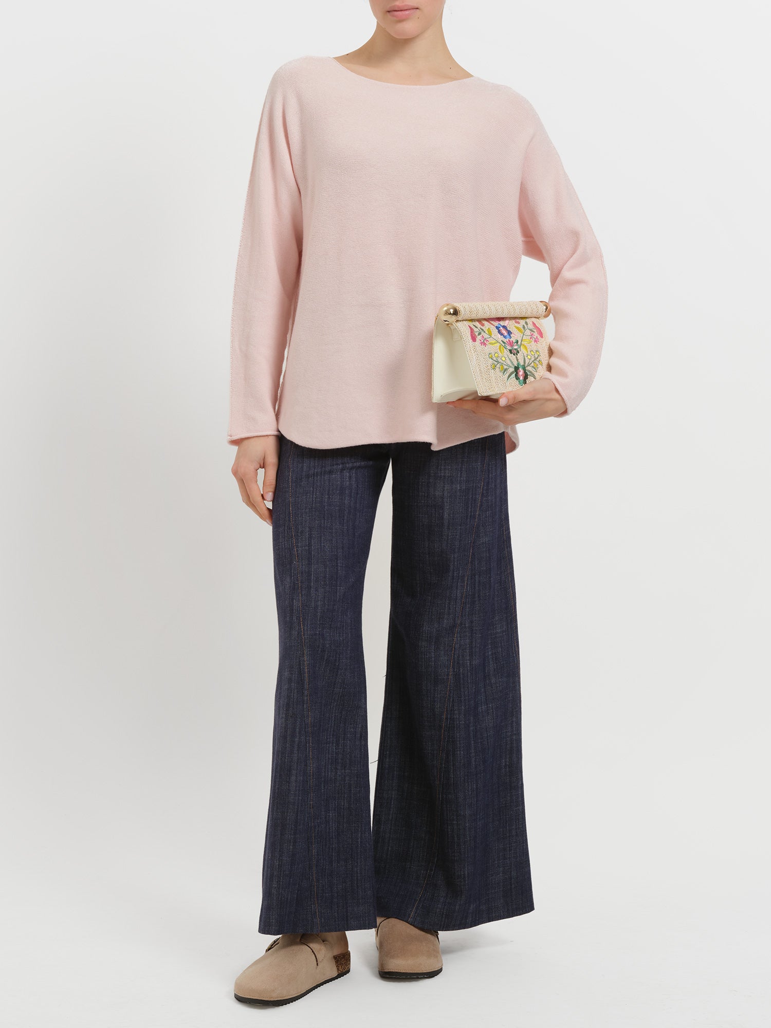 Maglia con collo a barca