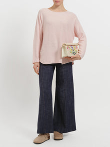 Maglia con collo a barca