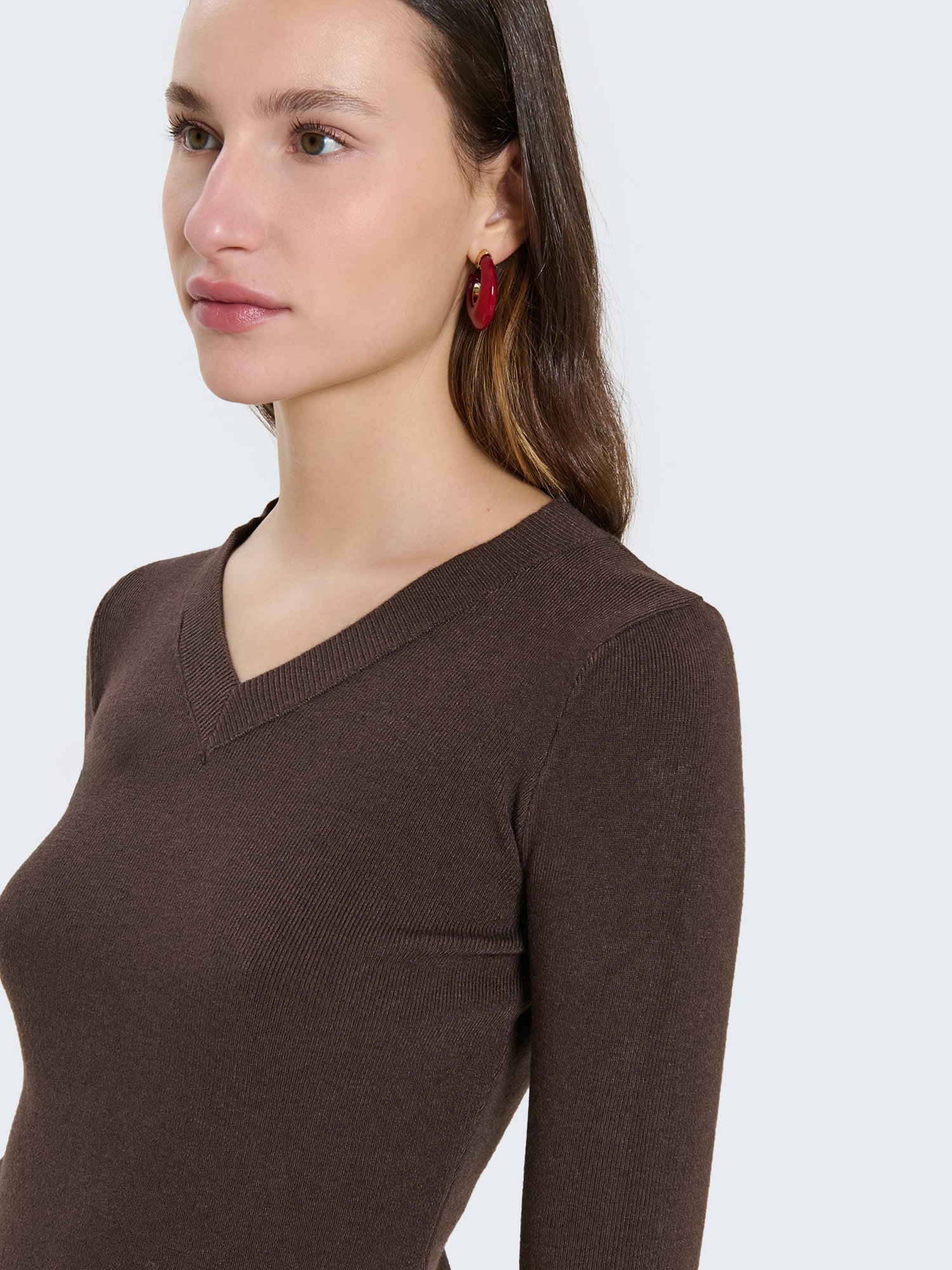 Maglia con scollo a V