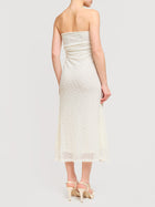 Abito midi in pizzo