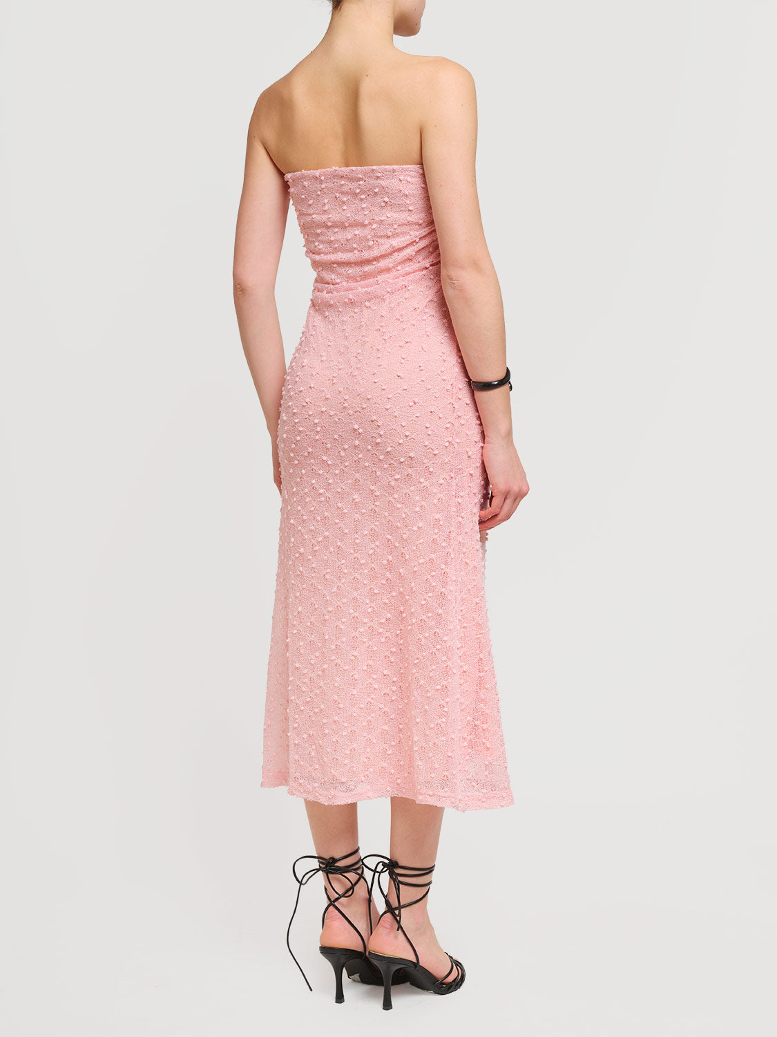 Abito midi in pizzo