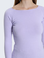 Maglia con scollo a barca