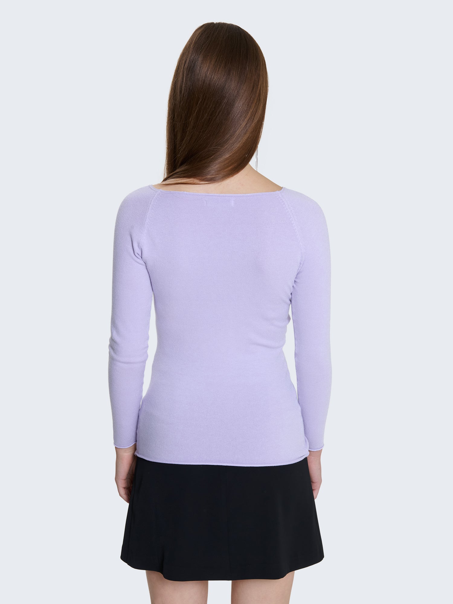 Maglia con scollo a barca