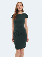 Abito midi drappeggiato