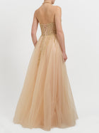 Abito princess con strass