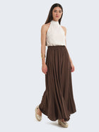 Top con scollo all'americana