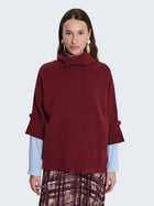 Maglia oversize a collo alto