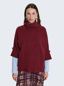 Maglia oversize a collo alto