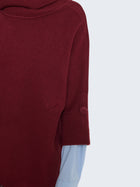 Maglia oversize a collo alto