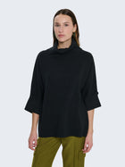 Maglia oversize a collo alto
