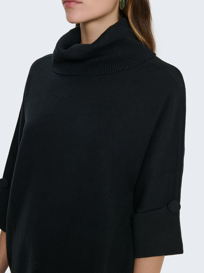 Maglia oversize a collo alto