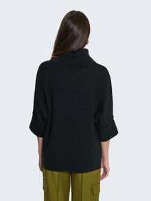 Maglia oversize a collo alto