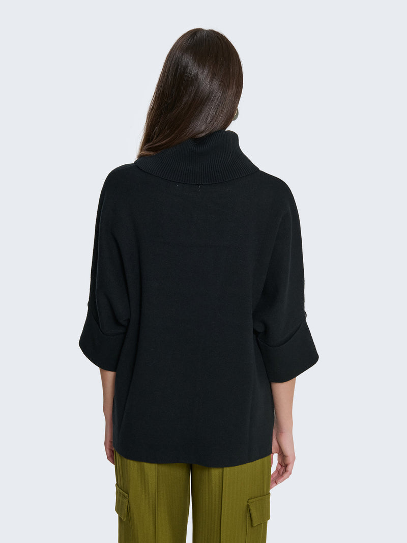 Maglia oversize a collo alto