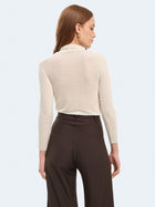 Maglia a collo alto in misto cashmere