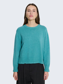 Maglia girocollo con dettaglio cucitura