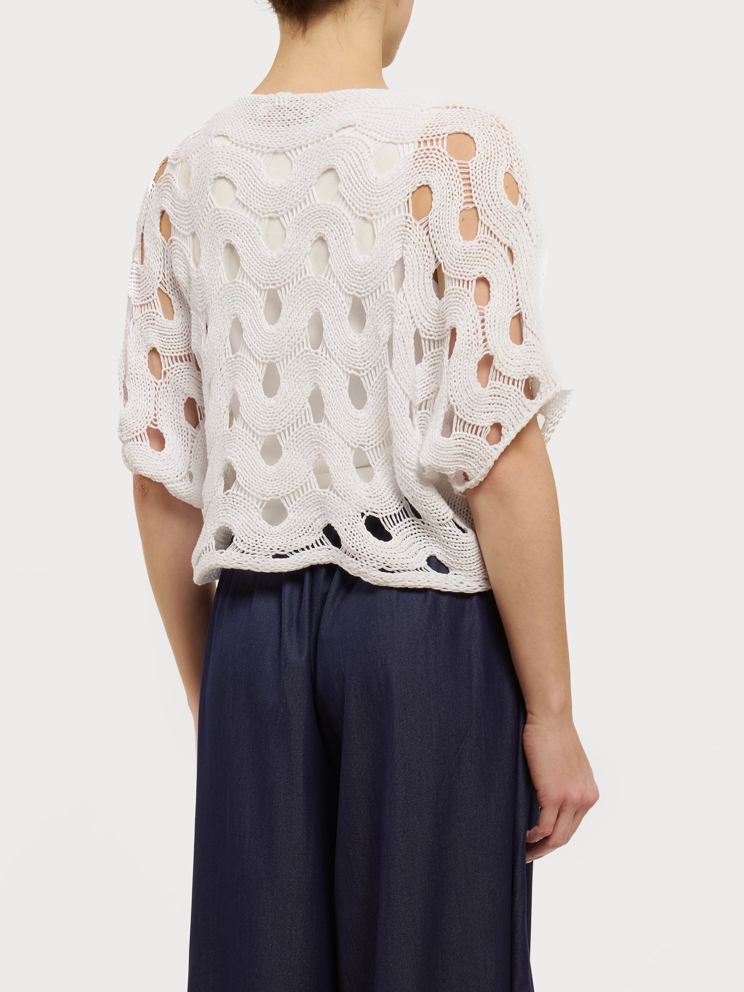 Maglia traforata onde