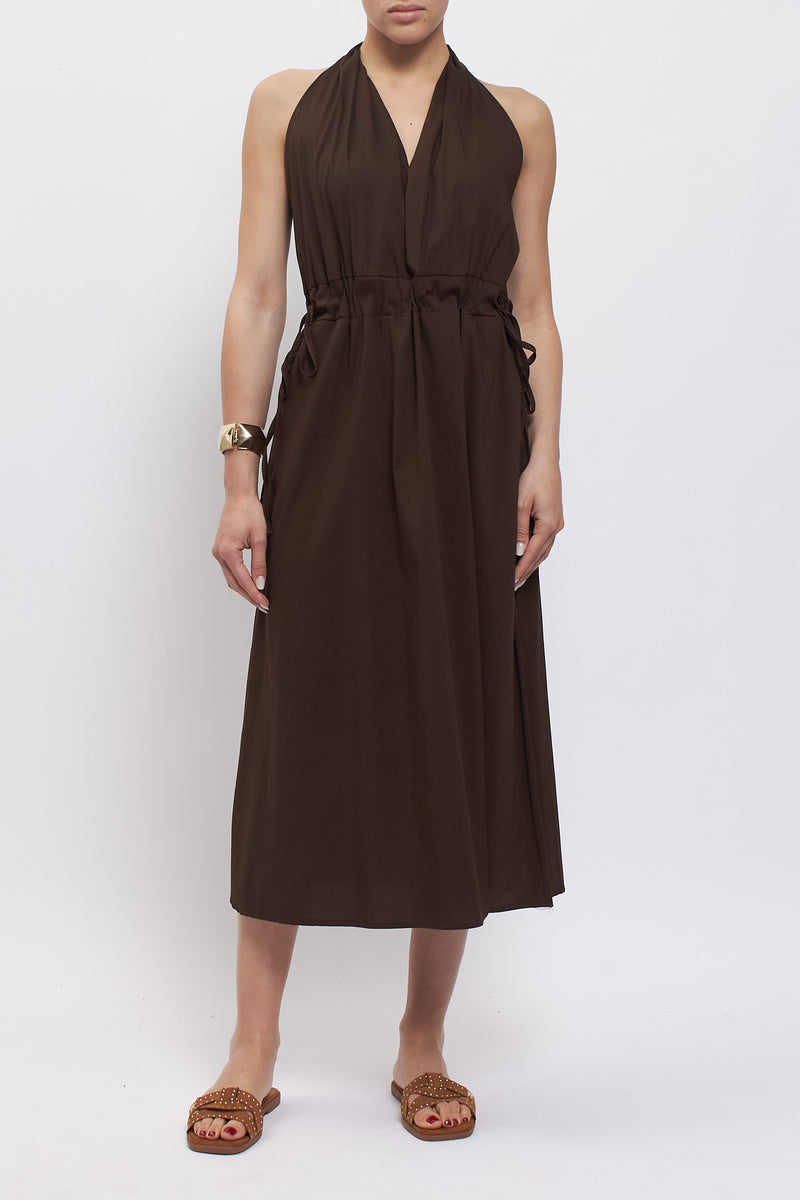 Abito midi con coulisse
