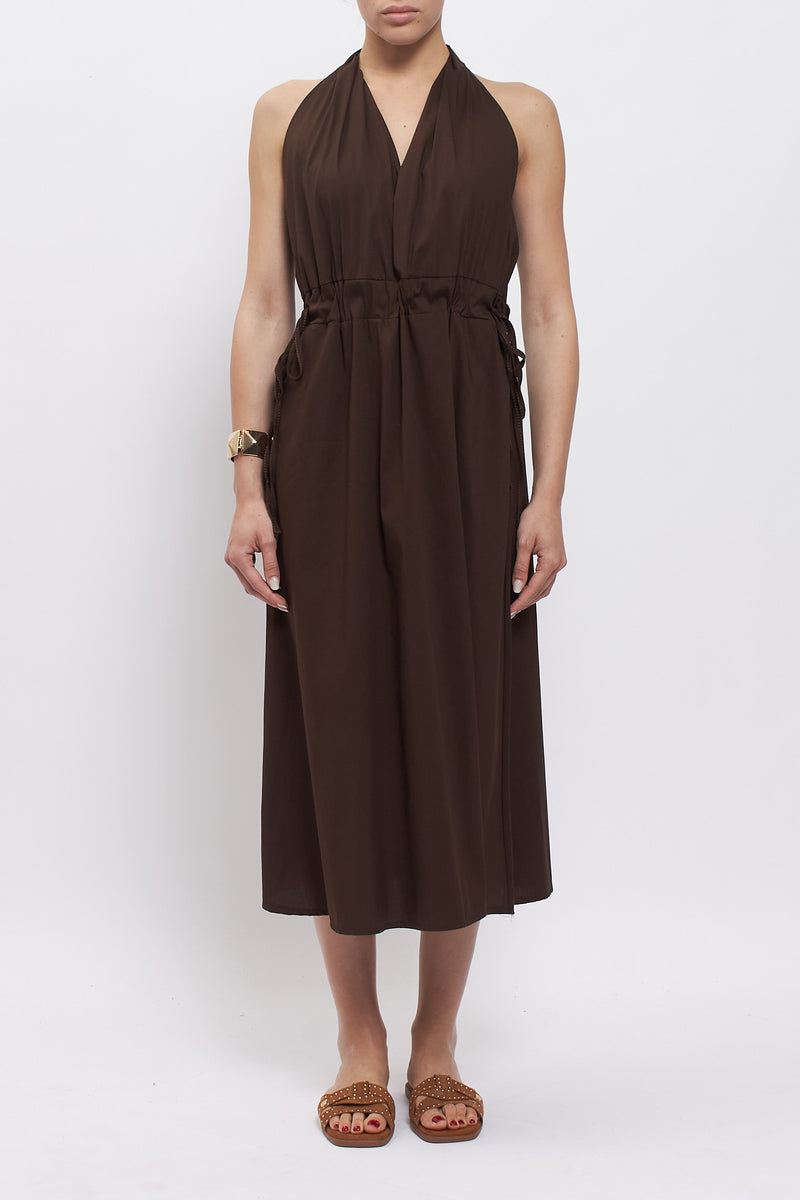 Abito midi con coulisse