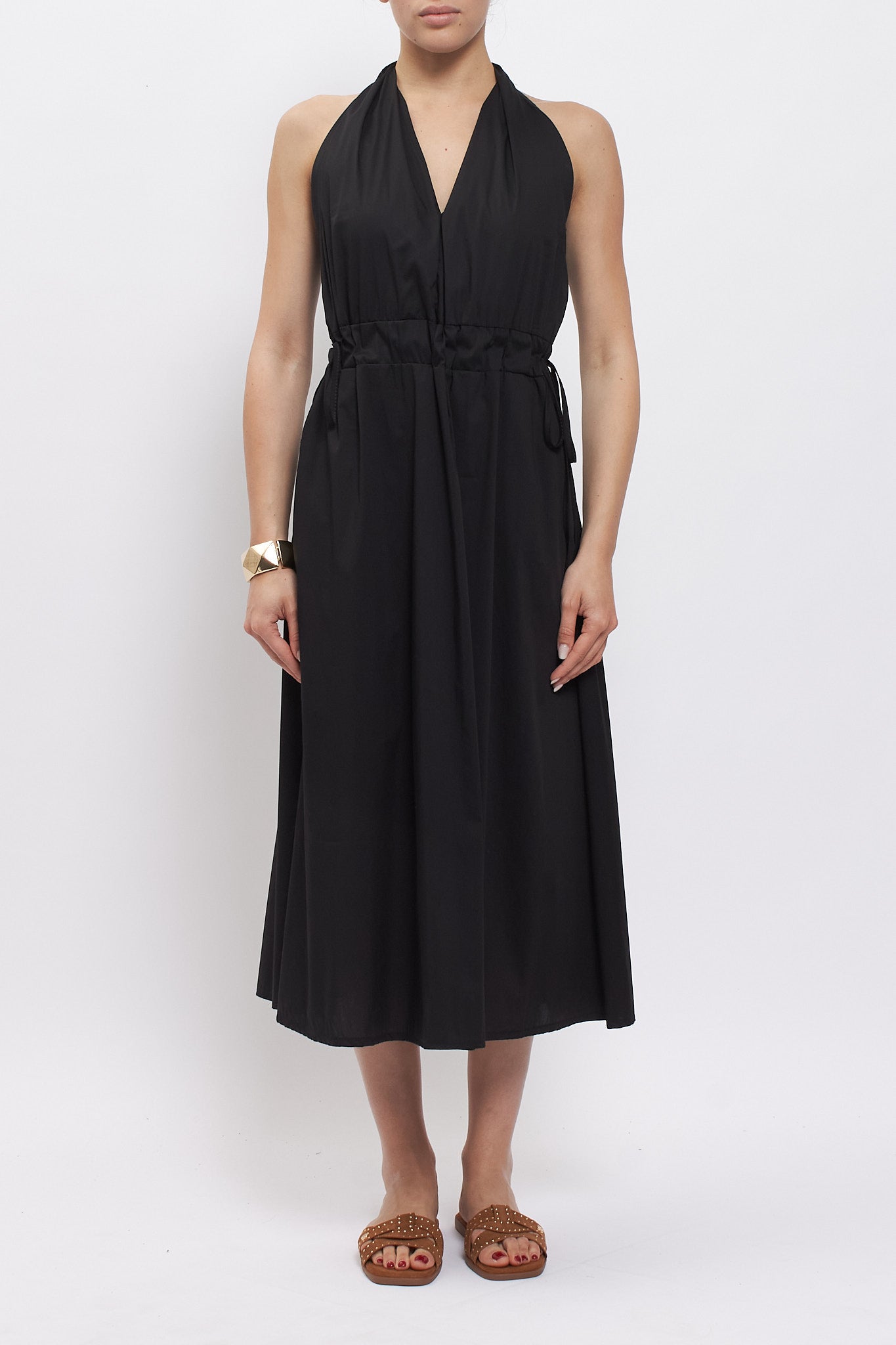 Abito midi con coulisse