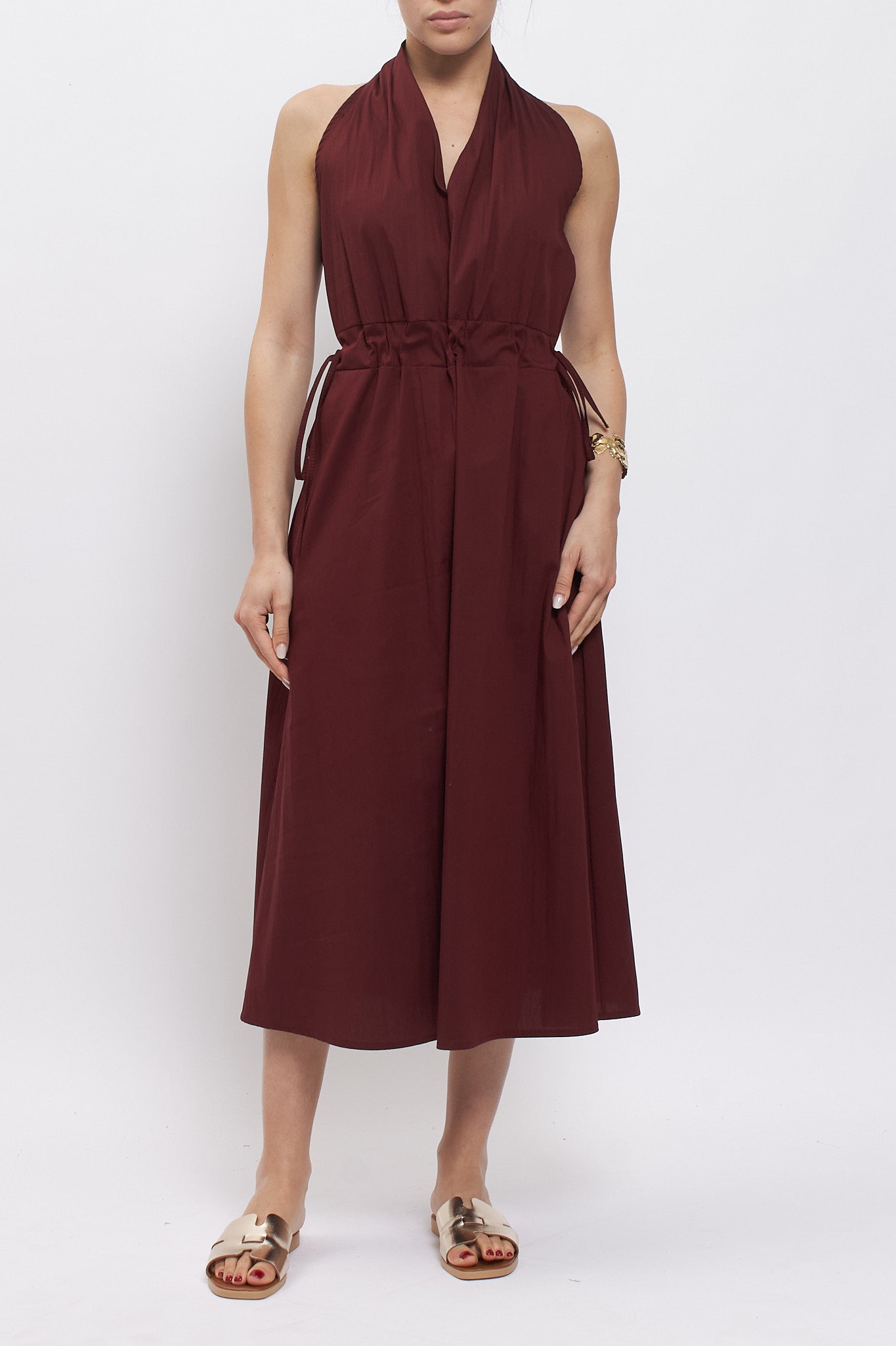 Abito midi con coulisse
