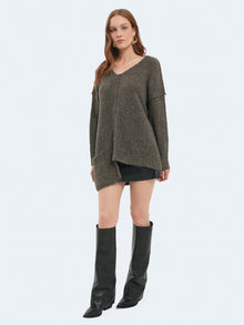 Minigonna in ecopelle