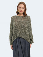 Maglione over intrecciato