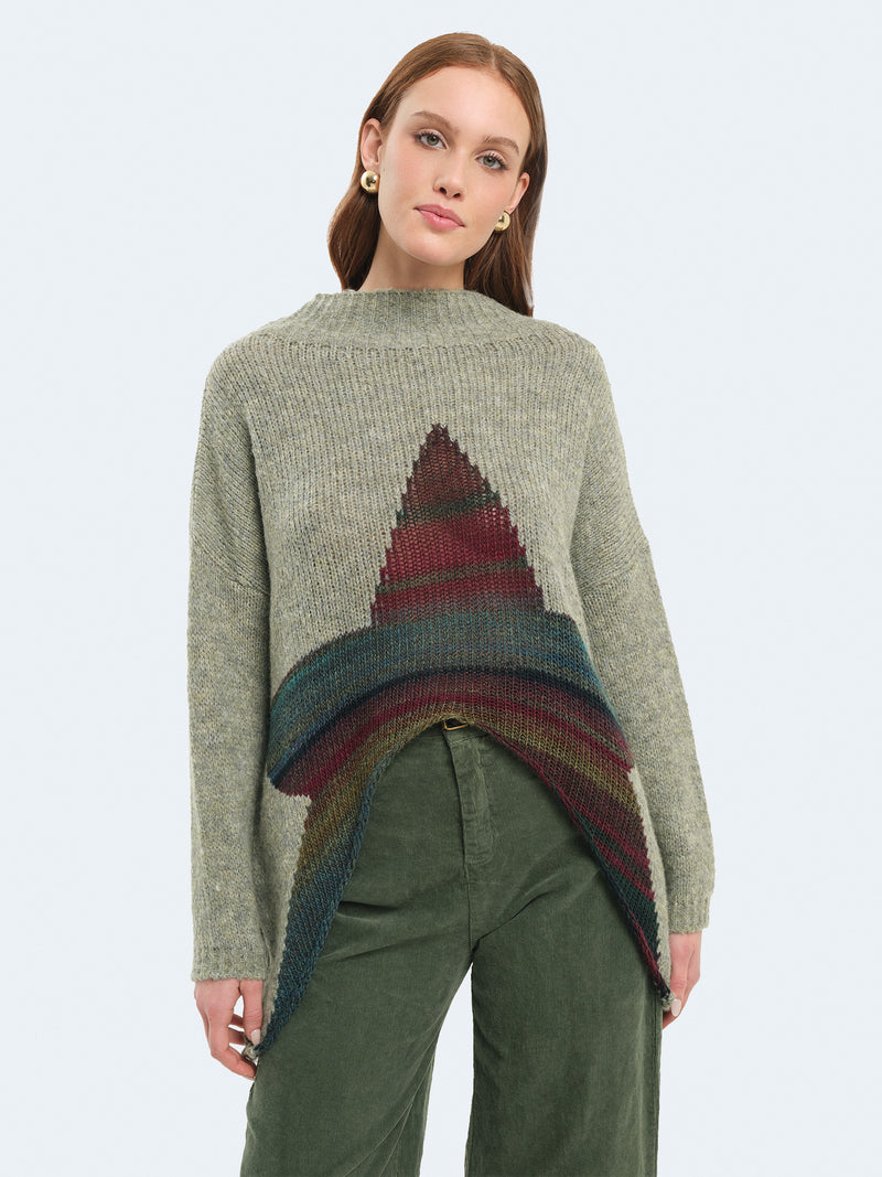 Maglia asimmetrica stella