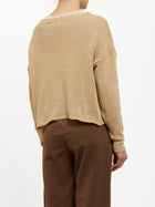 Maglia in cotone con fiore
