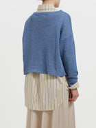 Maglia in cotone con fiore