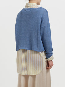 Maglia in cotone con fiore