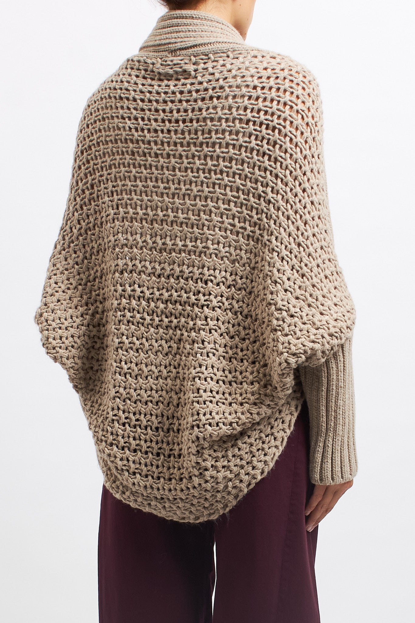Cardigan traforato