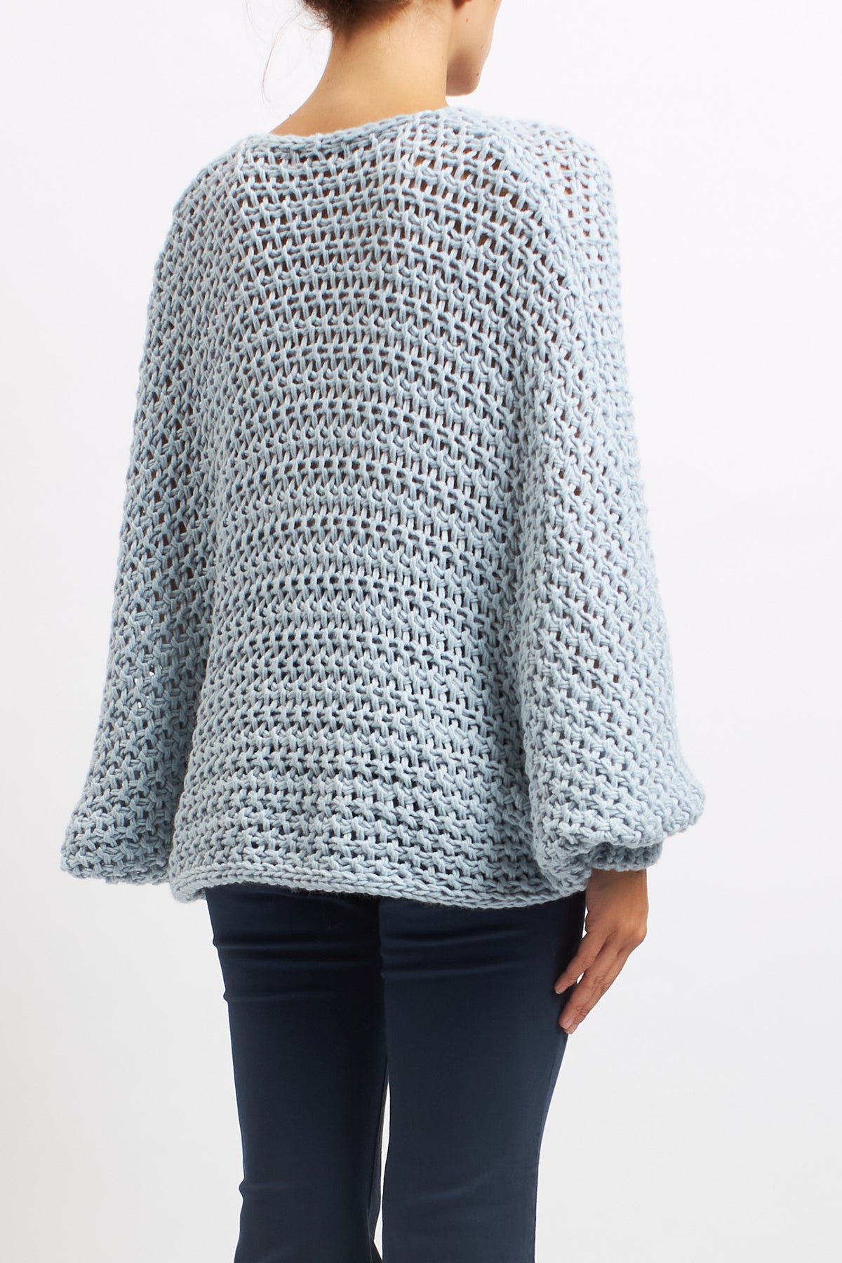 Maglia ad incrocio traforata