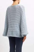 Maglia ad incrocio traforata