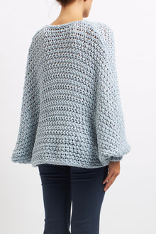 Maglia ad incrocio traforata